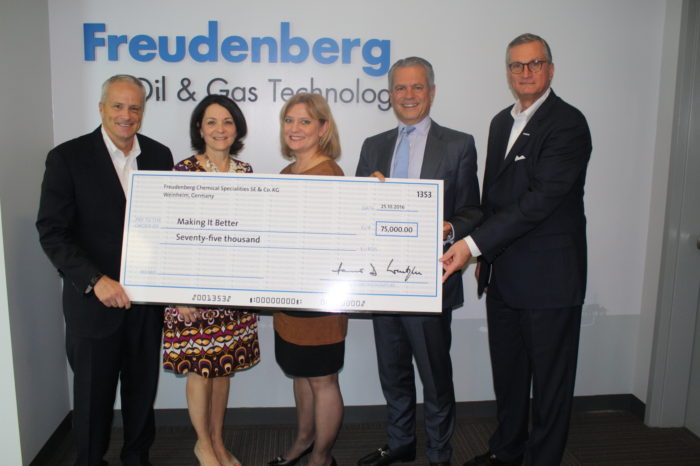 donation-to-making-it-better-by-freudenberg-oil